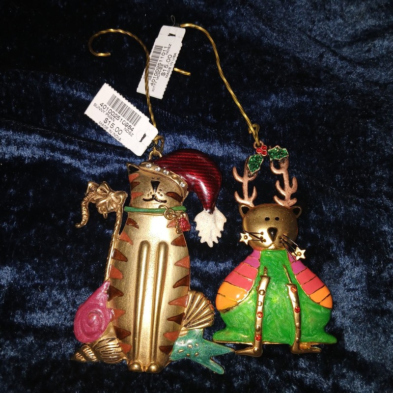Lot Of 3 Chico's, Ornaments, New With Tags.