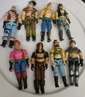 8 G.I. Joe figure lot dreadnoks Zartan Zarana Thrasher Monkey wrench and more