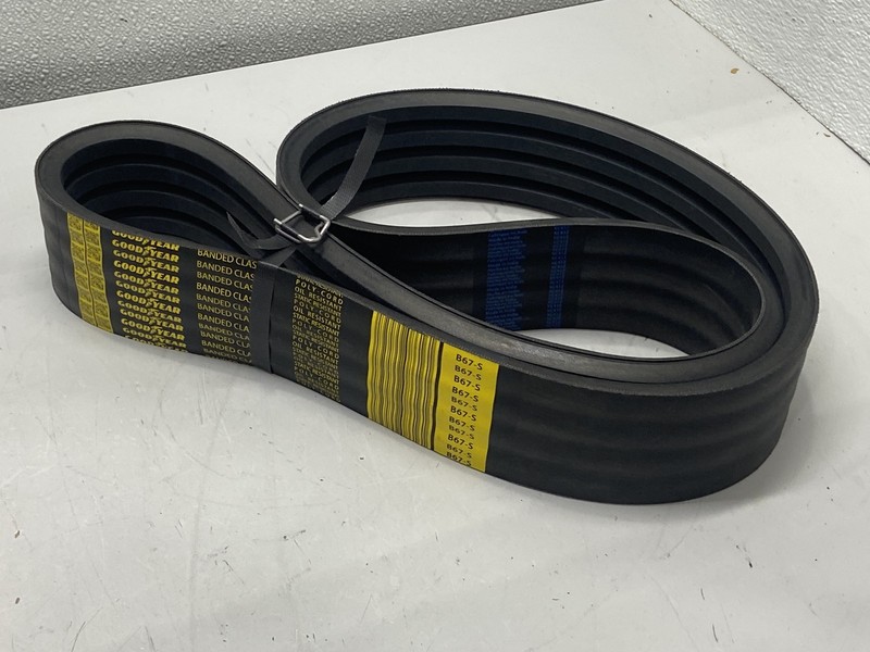 Goodyear 2/B67 Banded V-Belt 2-Rib Classical Wrapped Drive Belt OEM Genuine