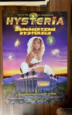 Hysteria Rave Flyer , A3 , 1995 , ( Mint , No Folds Etc )