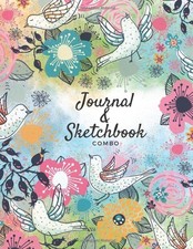 Journal  Sketchbook Combo: 8.5" x 11" 120 Pages 