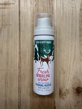 1 BATH & BODY WORKS FRESH SPARKLING SNOW FOAMING MOUSSE HAND SANITIZER ANTI BAC