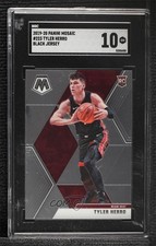 2019-20 Mosaic Rookie Image Variation Tyler Herro (Black Jersey) SGC 10 GEM ya6
