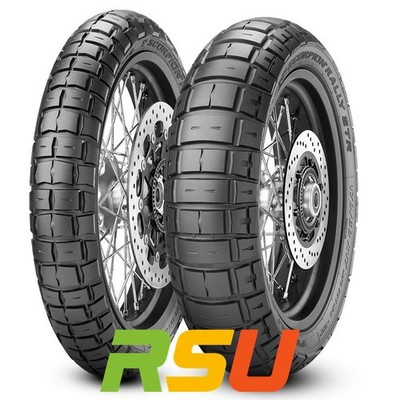 2x Motorradreifen Pirelli Scorpion Rally STR 120/70 R18 59V