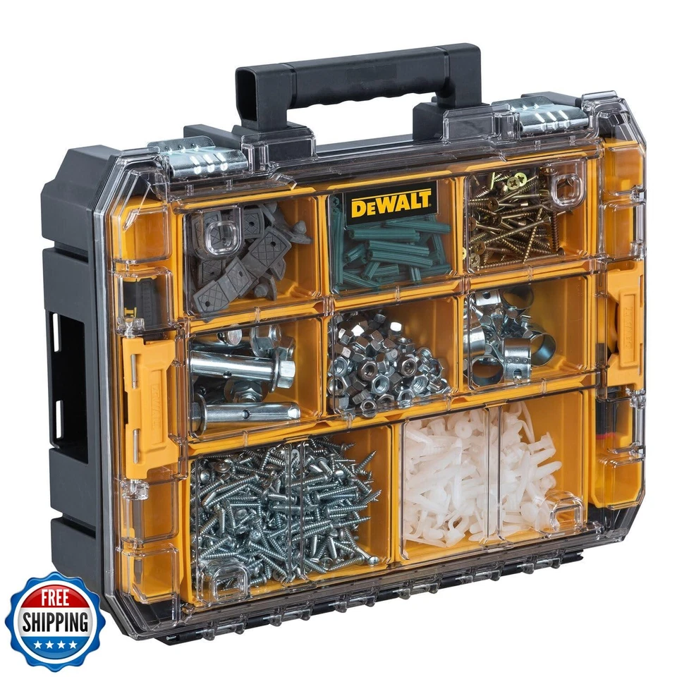 DEWALT TSTAK Tool Organizer, Small Parts and Screw Organizer Tool Box with Re - Image 4 of 4