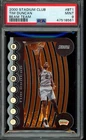 2000-01 Topps Stadium Club Tim Duncan “Beam Team” /500 Die-Cut #BT1 PSA 9