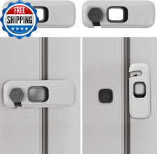 2Pack Child Proof Refrigerator Lock Fridge Locks for Kids with Sticky...