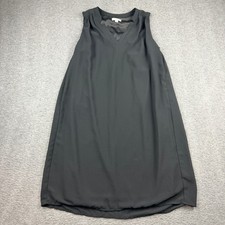 Charming Charlie Black Women's S Small V-Neck Sleeveless Shift Dress DCD1422BLK