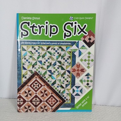 Strip Six-Six Blocks Quilt Pattern   2.5'' Strips Cozy Quilt Design 2011