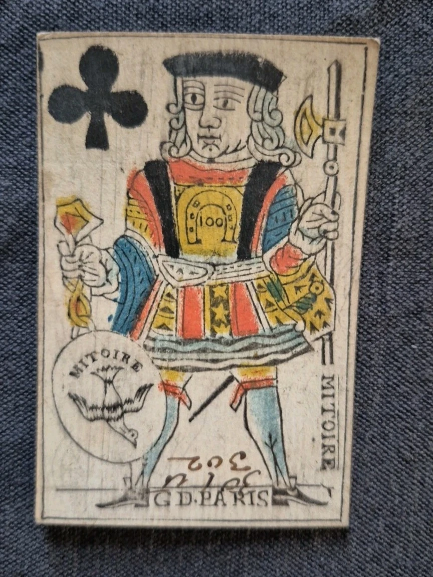 Small notebook Cartes à jouer "Dame de trèfle&quot