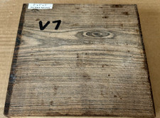 BEAUTIFUL EXOTIC KILN DRIED BOCOTE PLATTER BLANK TURNING WOOD 7" X 7" X 2" V7