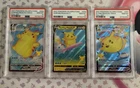 SEQUENTAIL PSA 10 PIKACHU TRIO - CELEBRATIONS - Surfing Pikachu Flying Pikachu