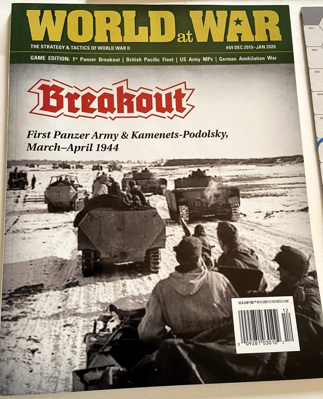World at War Issue #69 with Game Breakout: First Panzer Army (New)