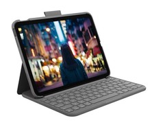 Logitech Slim Folio Keyboard Case for iPad 10th Gen - Wireless Keyboard