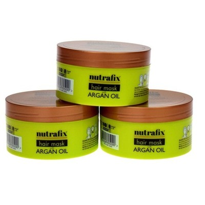 3x Nutrafix - Haarmaske - Arganöl - Tiefenpflegende Behandlung - 150ml