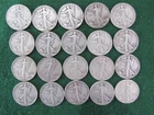 New Listing20 Silver Liberty Walking Half Dollars -There is 1-1920 19 1940- Lot 9