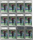 2001 Upper Deck Golf #1 Tiger Woods Rookie BGS/BCCG-Graded Collection (12)