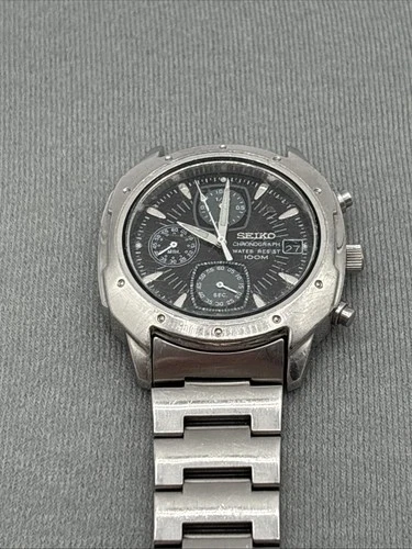 Vintage Seiko Chronograph V657-9060 – For Repair / Parts – Collectible Watch