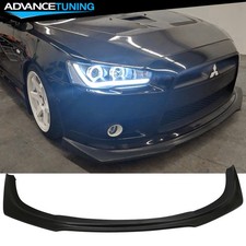 For 09-15 Mitsubishi Lancer Ralliart Gt Gts Ra Sedan Front Bumper Lip Spoiler