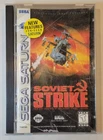 1997 Soviet Strike Sega Saturn Video Game Complete w/ Manual CIB Tested & Works