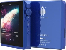 AP80 Pro-X MP3 Player with Bluetooth, Digital Audio Player, Dual Blue 