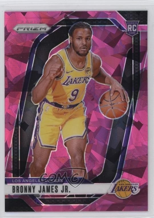 2024-25 Panini Prizm Pink Ice Prizm Bronny James Jr #243 1c68