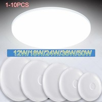 Round LED Ceiling Light Panel Down Lights Bathroom Kitchen Living Room Wall Lamp
