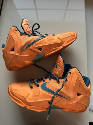 Nike Lebron 11 Atomic Orange Size