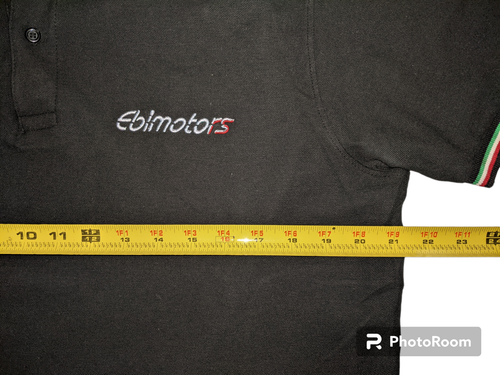 Ebimotors PORSCHE Crew Poloshirt Italia Akzente Herren Gr. LARGE Schwarz RAR Racing - Bild 15 von 16
