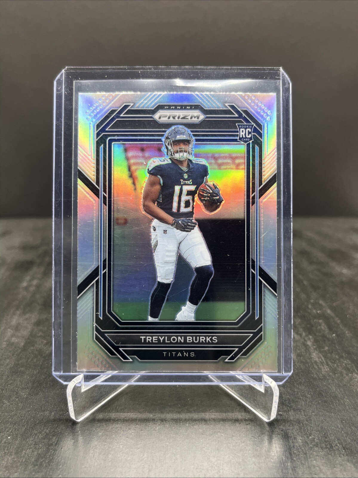 2022 Panini Prizm Football Treylon Burks RC Rookie Silver #313