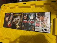 Lot of 4 Mission: Impossible Movies 1, 2,3 ROGUE NATION Tom Cruise DVD NEW USED