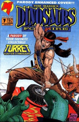 Dinosaurs For Hire (Malibu) #7 NM 9.4 1993 Leonard Kirk Cover
