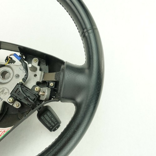 2003 2004 Hyundai Tiburon Steering Wheel Leather Black Cruise Control - Picture 4 of 11