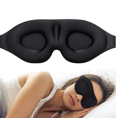 Augenmasken zum Schlafen, Memory Foam 3D - komfortables Schlaferlebnis