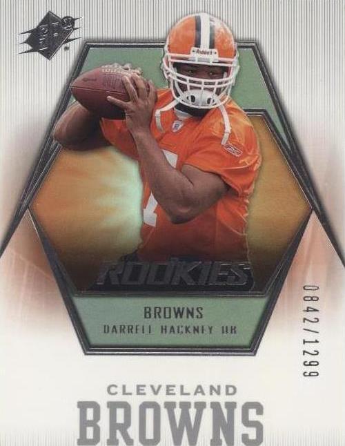 Darrell Hackney 2006 SPx - Rookies Darrell Hackney #155 /1299 (RC) for sale online | eBay