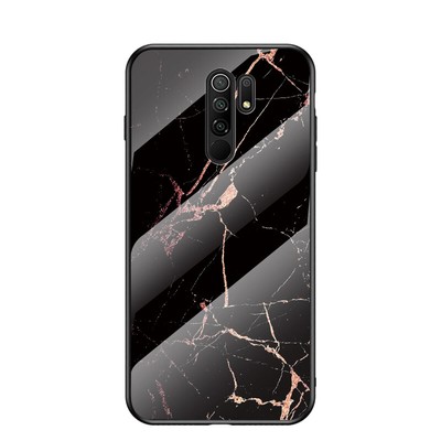 Hülle Für Xiaomi 14T 13T 12T Redmi Note 13 12 Poco X6 Marmor Tempered Glsss Case