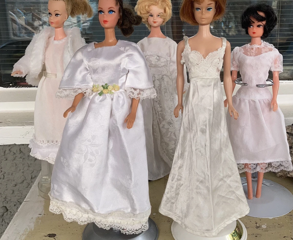 Vintage barbie wedding dress deals