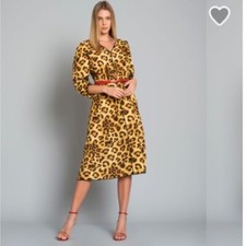 MARC JACOBS Leopard Print Midi Dress**US 2 $1495