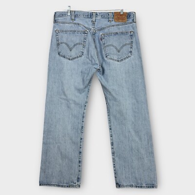 Vintage Levis XX Original 501 Button Fly Jeans 34x28 Blue Denim