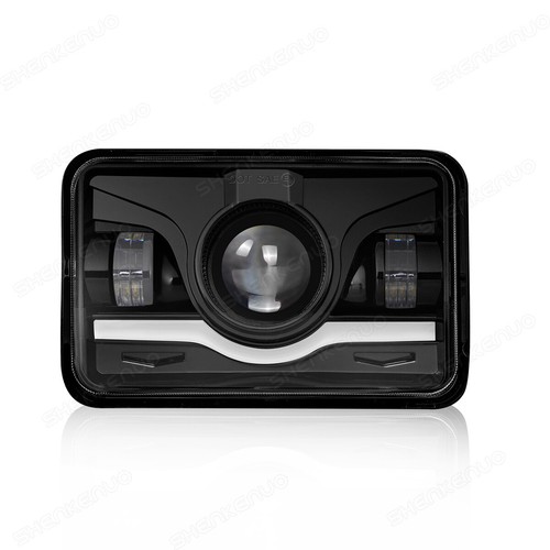 4x 4x6'' LED Headlight Hi/Lo Beam Fit for Chevrolet Western Star 4900 Semi Truck - Foto 16 di 19