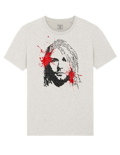 shirt Kurt Cobain Face Grunge Lyrics 