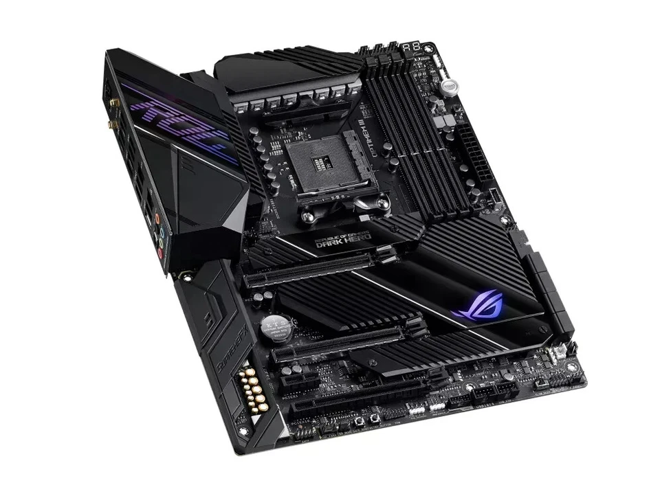 ASUS ROG Crosshair VIII Dark Hero AM4 AMD X570S SATA 6Gb/s ATX AMD Motherboard - Image 4 of 4