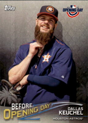 2018 Topps Opening Day Dallas Keuchel #BOD-DK Before Opening Day Astros 10L