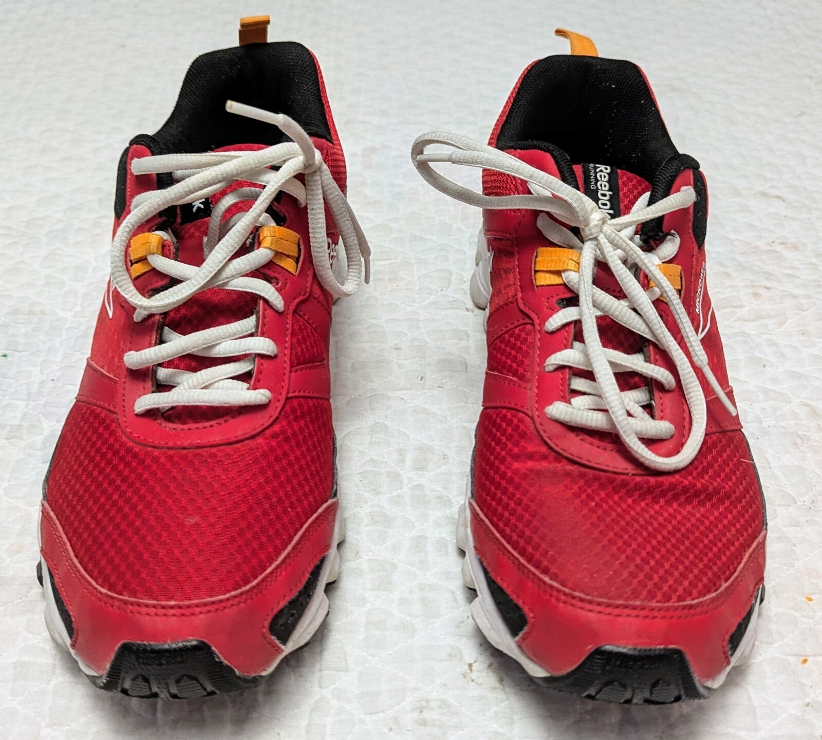 SAOLA REEBOK Scarpe da corsa uomo 10 ROSSE Microweb M47496