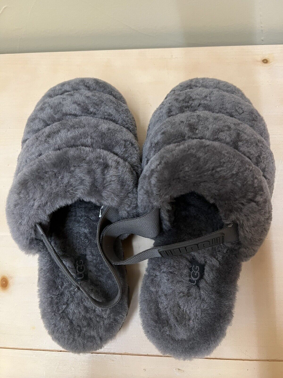 Womans UGG Gray Slippers Size 9 - image 1