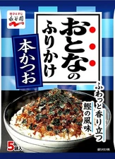 Nagatanien- Adult Furikake- Honbonito Bonito- 5 Bags x 10 Packs- from Japan