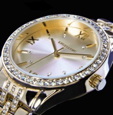 Excellanc Damen Armband Frauen Uhr Gold  Farben Metall CHo03