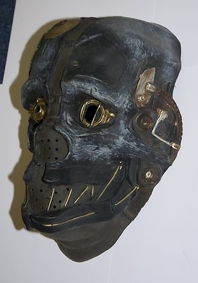 Robotic Sci Fi Cyborg Mask Halloween Horror Face Steampunk Robot