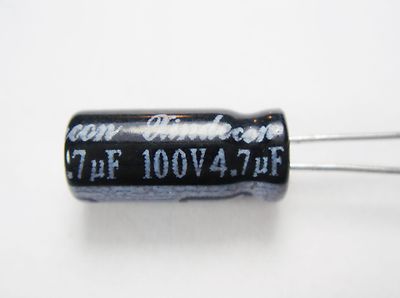 100x Elko 3,3 µF / 63V – 85°C, 4x7 Mm, RM1,5, V Produktbild-Vorschau 3