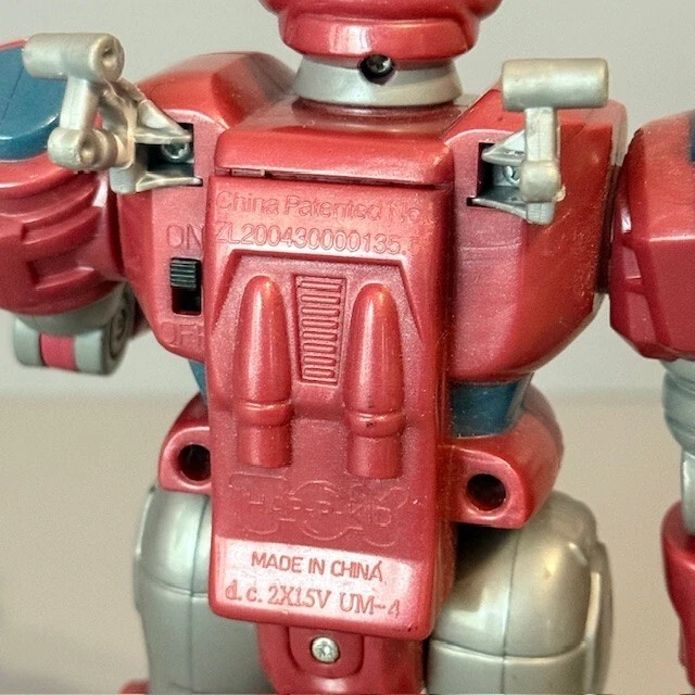 Hap-P-Kid Transformers Figura Juguete Robot Electrónico Gatling Pistola Brazo Sonido Caminar Foto 3 de 3